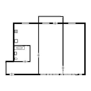 2-к квартира, вторичка, 46м2, 4/4 этаж