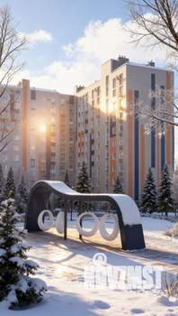 1-к квартира, сданный дом, 102м2, 2/10 этаж