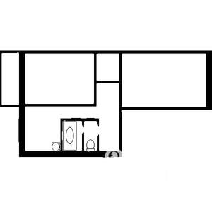 2-к квартира, вторичка, 48м2, 4/5 этаж