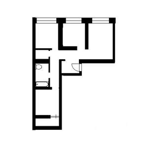 1-к квартира, вторичка, 34м2, 5/9 этаж