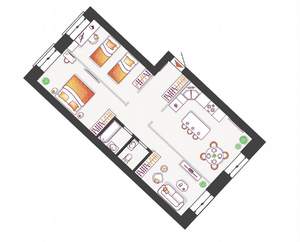 3-к квартира, вторичка, 84м2, 2/10 этаж