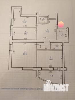 3-к квартира, вторичка, 106м2, 3/14 этаж