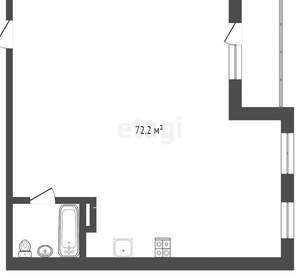 2-к квартира, вторичка, 72м2, 1/3 этаж