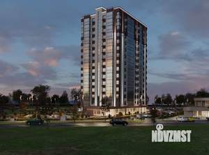 1-к квартира, строящийся дом, 35м2, 15/15 этаж