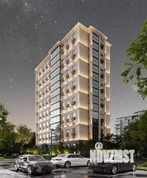 1-к квартира, строящийся дом, 43м2, 1/9 этаж