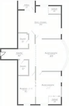 3-к квартира, строящийся дом, 149м2, 4/15 этаж