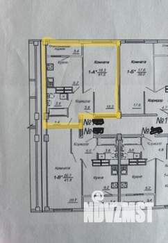 1-к квартира, вторичка, 43м2, 12/16 этаж