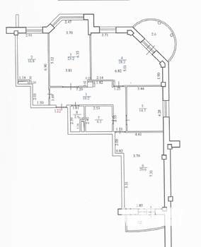 4-к квартира, вторичка, 137м2, 2/15 этаж