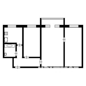 3-к квартира, вторичка, 61м2, 2/5 этаж
