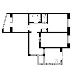 3-к квартира, вторичка, 68м2, 8/9 этаж