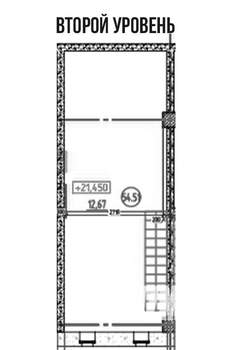1-к квартира, вторичка, 36м2, 5/5 этаж