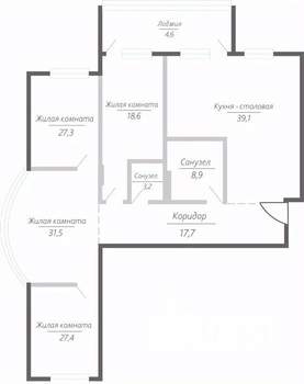 4-к квартира, строящийся дом, 178м2, 10/15 этаж