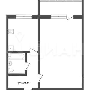 1-к квартира, вторичка, 21м2, 3/10 этаж