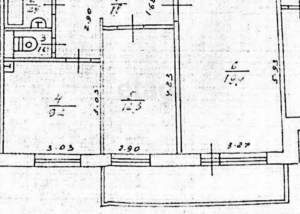 2-к квартира, вторичка, 53м2, 3/9 этаж