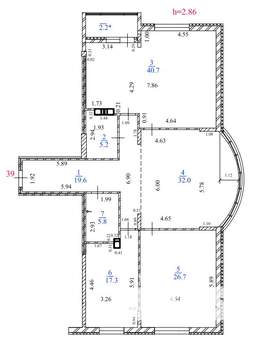 3-к квартира, строящийся дом, 150м2, 9/15 этаж