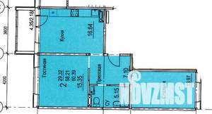 2-к квартира, вторичка, 60м2, 1/7 этаж