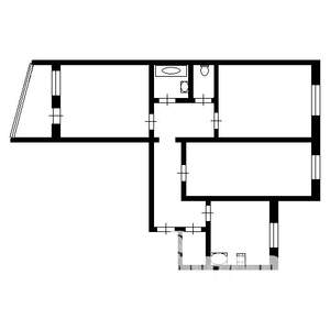 3-к квартира, вторичка, 70м2, 2/5 этаж
