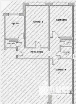 3-к квартира, вторичка, 68м2, 5/9 этаж