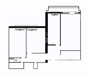 3-к квартира, вторичка, 72м2, 9/14 этаж