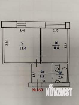 2-к квартира, вторичка, 30м2, 1/5 этаж