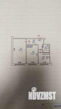 2-к квартира, вторичка, 42м2, 1/5 этаж