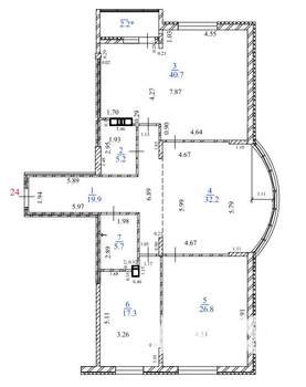 3-к квартира, строящийся дом, 150м2, 6/15 этаж