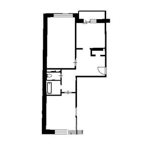 2-к квартира, вторичка, 54м2, 4/5 этаж