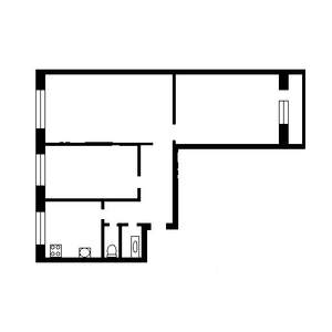 3-к квартира, вторичка, 61м2, 5/5 этаж