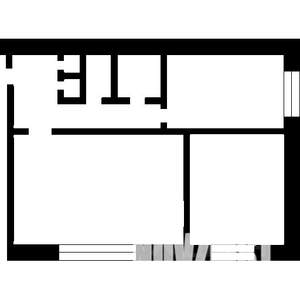 2-к квартира, вторичка, 46м2, 1/5 этаж
