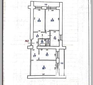 4-к квартира, вторичка, 80м2, 1/14 этаж