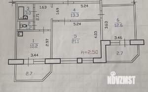 2-к квартира, вторичка, 62м2, 9/16 этаж