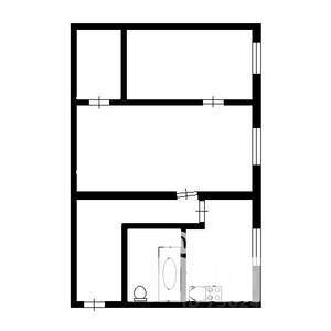 2-к квартира, вторичка, 43м2, 1/3 этаж