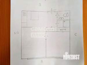 2-к квартира, вторичка, 34м2, 11/12 этаж